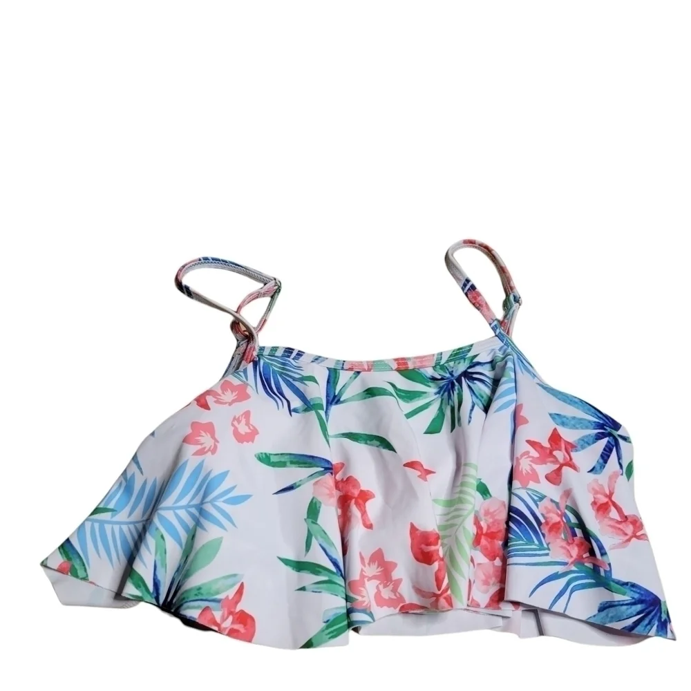 Ashiner Girl's Flounce Two Piece Bikini Swimsuit - Picture 9 of 12